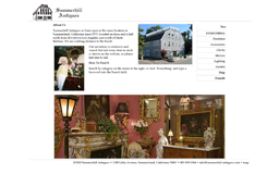 Summerhill Antiques website screenshot