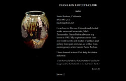 Pottery by Dia website screenshot